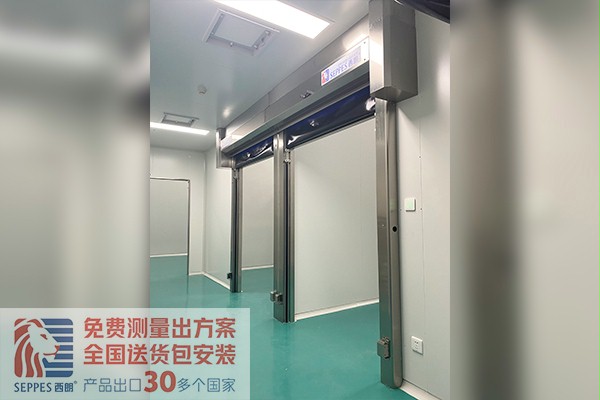 潔淨車間免接觸式開關快速卷簾門 潔淨車間免接觸式開關快速卷簾門