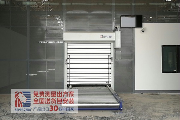 鋁合金門簾快速門與機場X光安檢機聯動工作 鋁合金門簾快速門與機場X光安檢機聯動工作