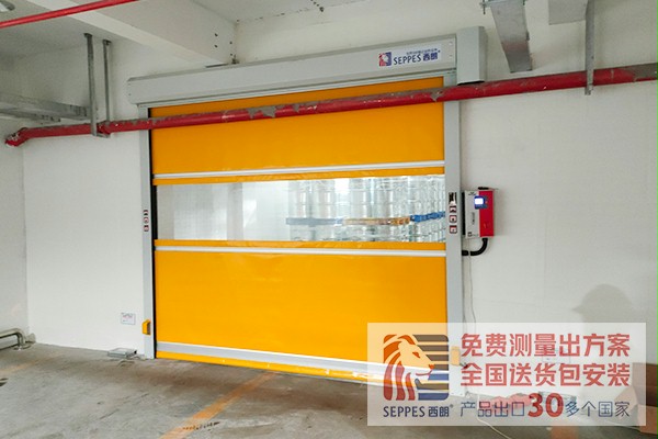 上海零件公司在車間倉庫安裝快速門 上海零件公司在車間倉庫安裝快速門