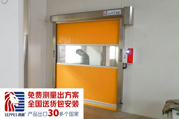石家莊藥廠不鏽鋼快速卷簾門項目 石家莊藥廠不鏽鋼快速卷簾門項目