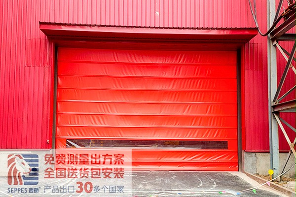 廠房大門洞帶有抗風屬性的快速門 廠房大門洞帶有抗風屬性的快速門